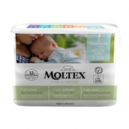 Plenky Moltex Pure & Nature – Newborn 2–4 kg (22 ks)