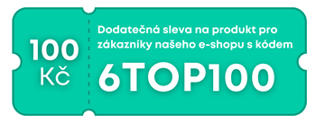 Dodatečná sleva 100 Kč pro zákazníky našeho e-shopu