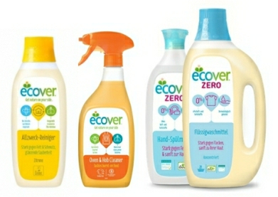 Ekologické čisticí a prací prostředky Ecover, řada Ecover ZERO je speciálně určená pro osoby s citlivou a atopickou pokožkou