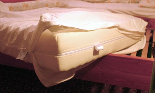 Protiroztočový povlak matrace